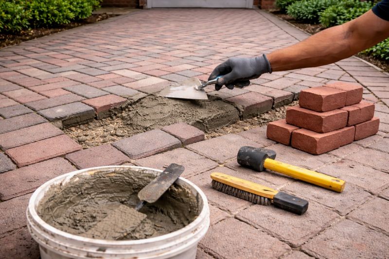 Brick Flatwork Repair in Blue Ridge, GA