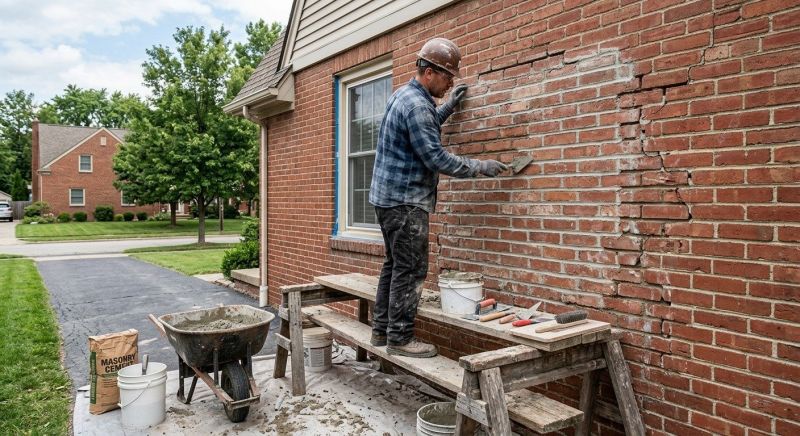 Brick Flatwork Repair in Ducktown, TN