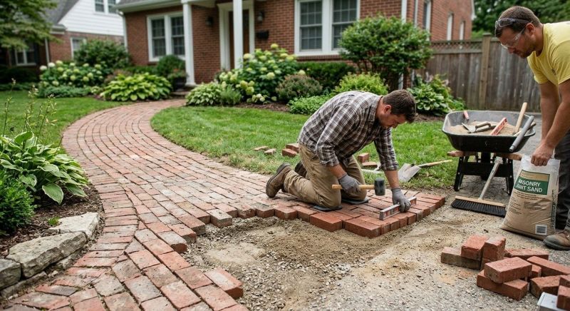 Brick Flatwork Repair in Fannin County, GA