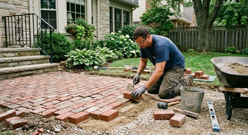 Brick Flatwork Repair in Fannin County, GA