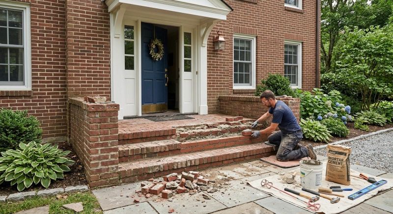 Brick Flatwork Repair in Hayesville, NC