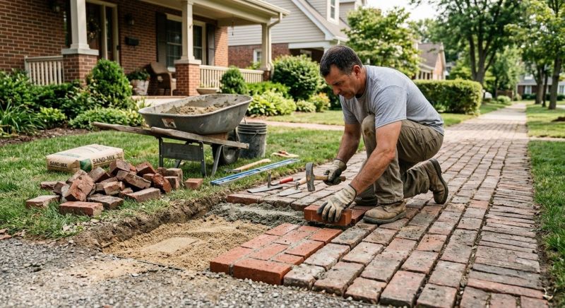 Brick Flatwork Repair in Towns County, GA