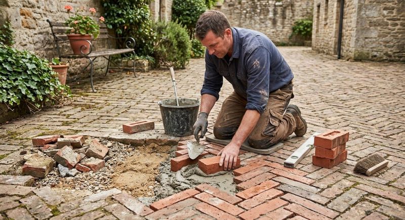 Brick Floor Repair in Blairsville, GA