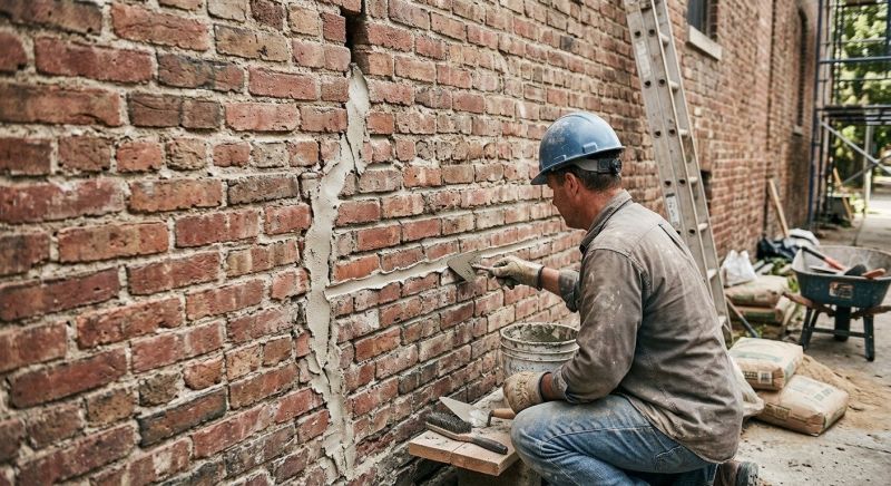 Brick Wall Repair in Hayesville, NC