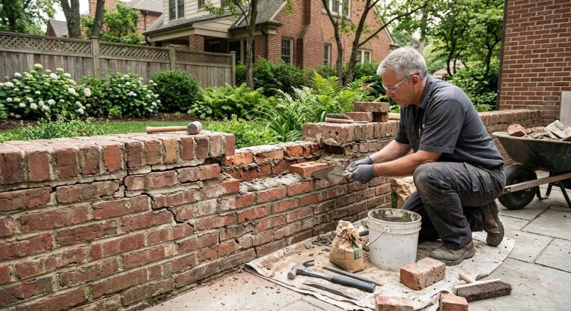 Brick Wall Repair in Helen, GA