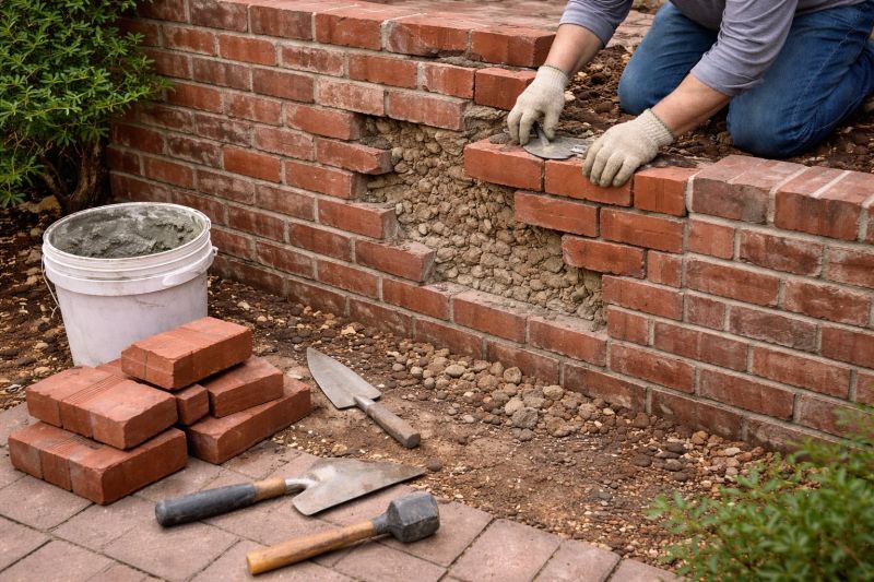 Brick Wall Repair in Blairsville, GA