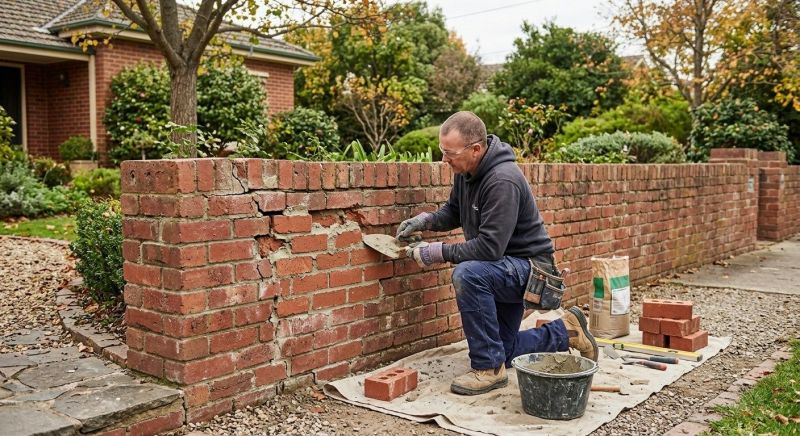 Brick Wall Repair in Union County, GA
