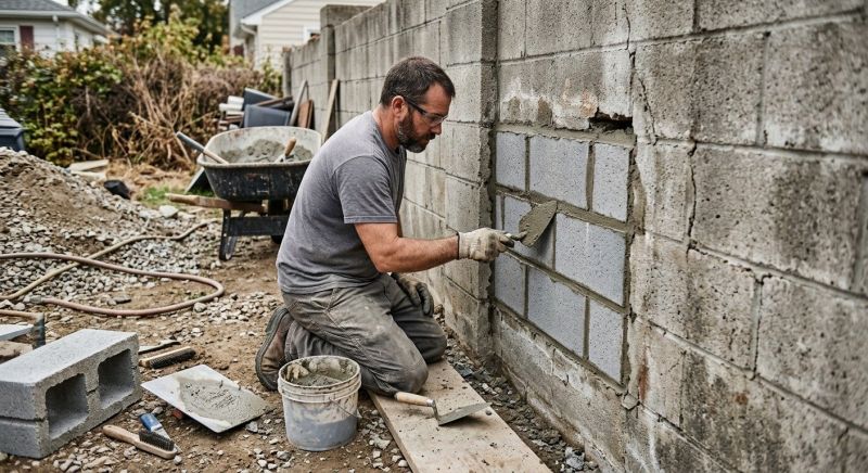 Cinder Block Repair in Blairsville, GA