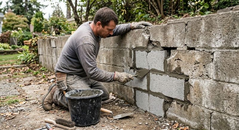 Concrete Block Repair in Fannin County, GA