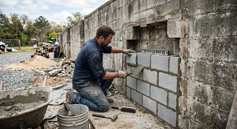 Masonry Wall Repair in Blairsville, GA