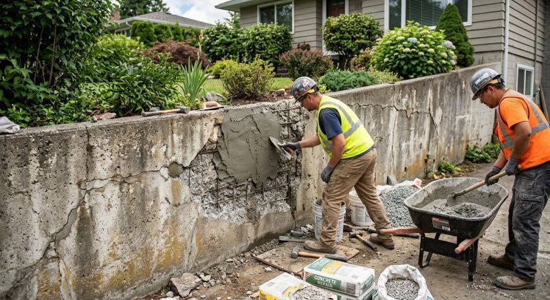 Retaining Wall Repair in Helen, GA