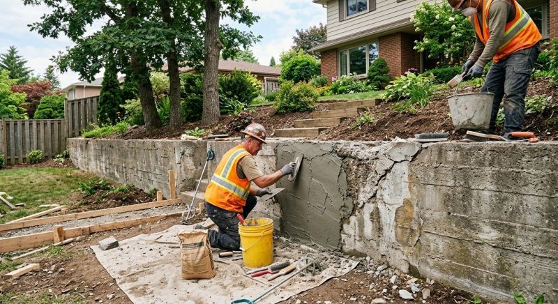 Retaining Wall Repair in Helen, GA