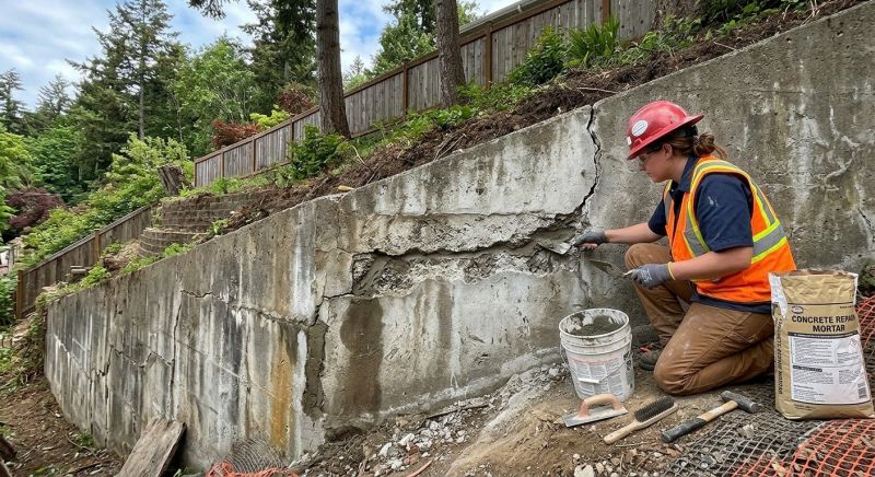 Retaining Wall Repair in Hiawassee, GA