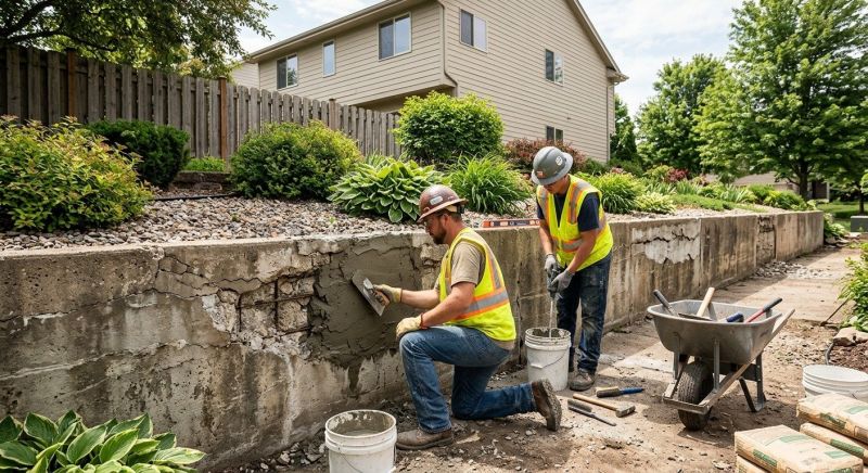 Retaining Wall Repair in Blairsville, GA