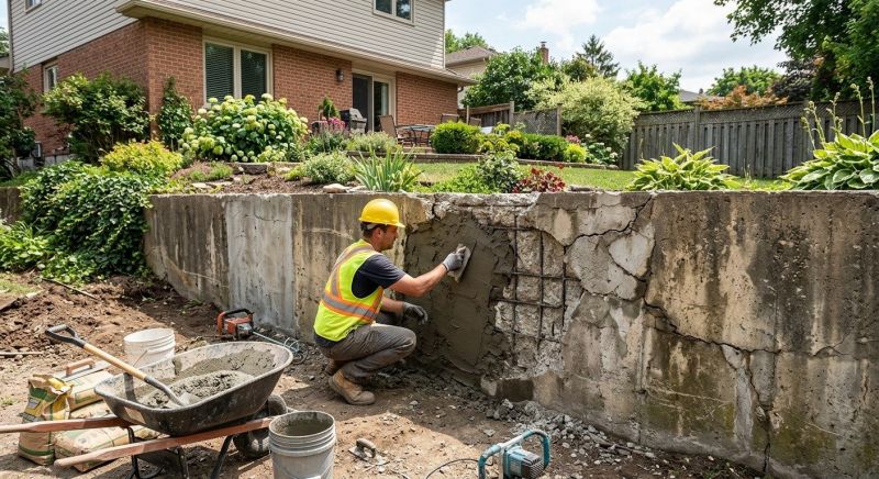 Retaining Wall Repair in White County, GA