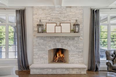 Stone Chimney Installation in Dahlonega, GA