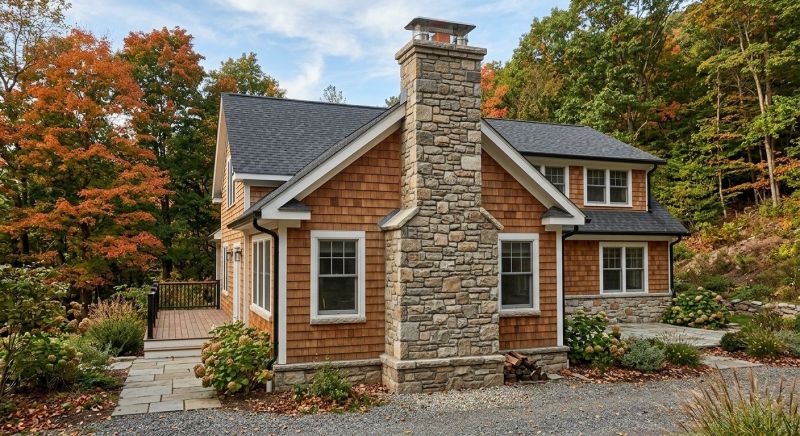 Stone Chimney Installation in Hayesville, NC