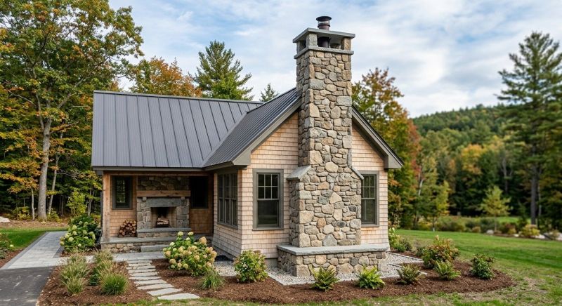 Stone Chimney Installation in Helen, GA