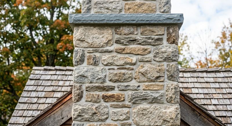 Stone Chimney Installation in Blairsville, GA