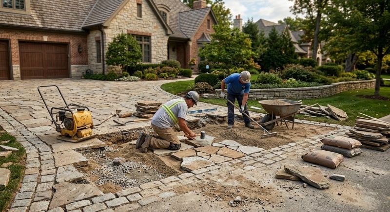 Stone Driveway Repair in Blairsville, GA