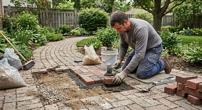 Brick Hardscape Repair